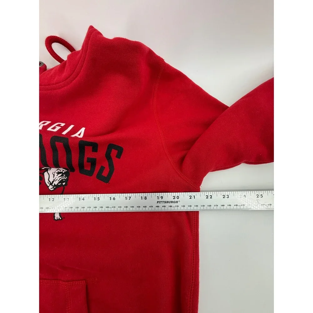 47 Brand Georgia Bulldogs Red Hoodie Sweatshirt Womens Medium